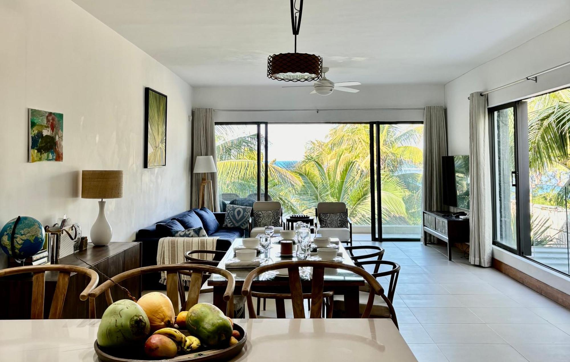 Luxury Apartment On The Beach Belle Mare Bagian luar foto